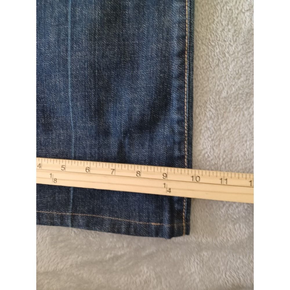 Low Rise Flare Bootcut Jeans Dark Wash Vtg Y2K Sz 30 Club AG Adriano Goldschmied - Picture 8 of 13